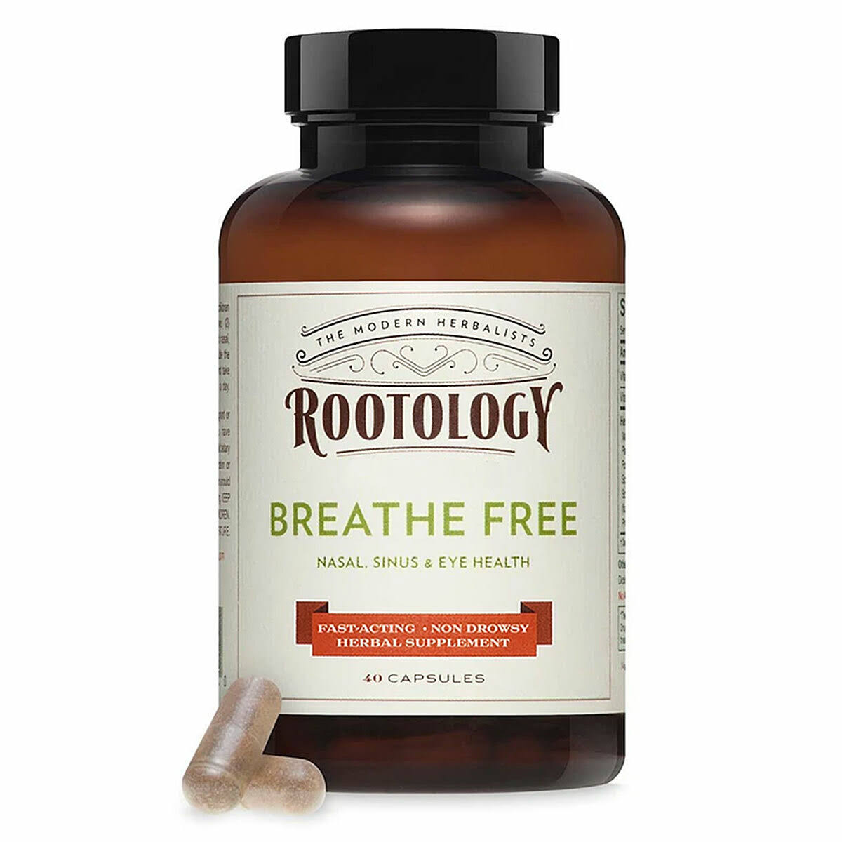 Rootology Breathe Free, Capsules - 40 capsules