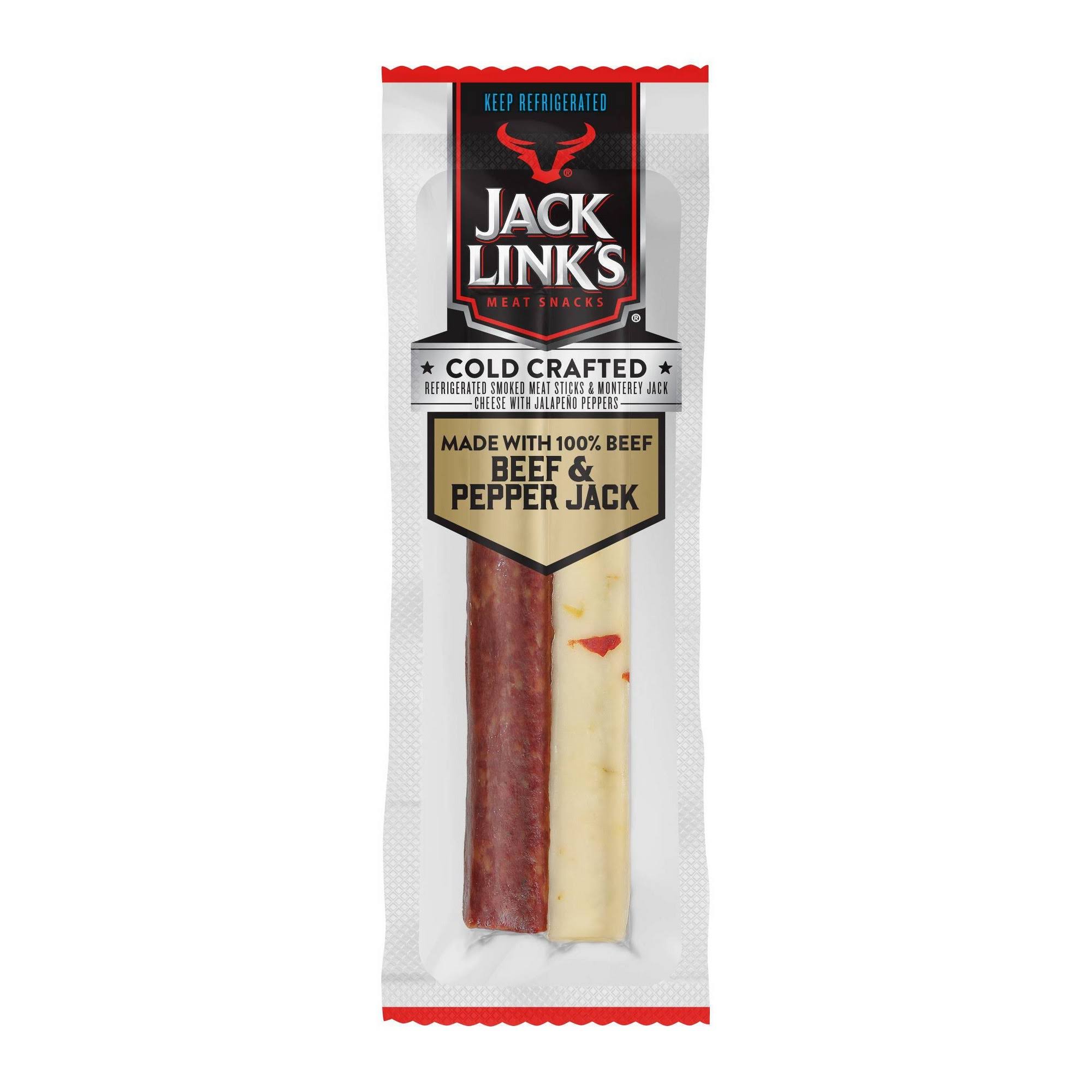 Jack Links Meat Snacks, Beef & Pepper Jack - 1.5 oz