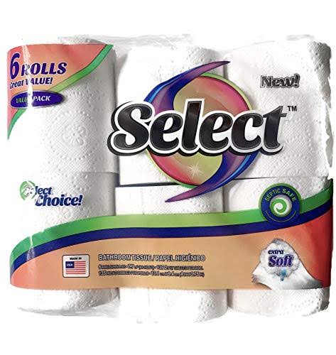 Select Toilet Paper Extra Soft 6 Rolls