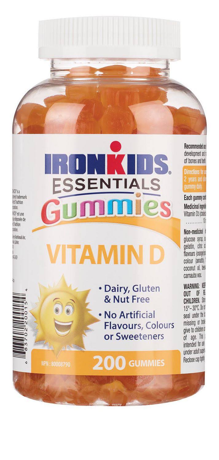 Ironkids Vitamin D, 200 Gummies