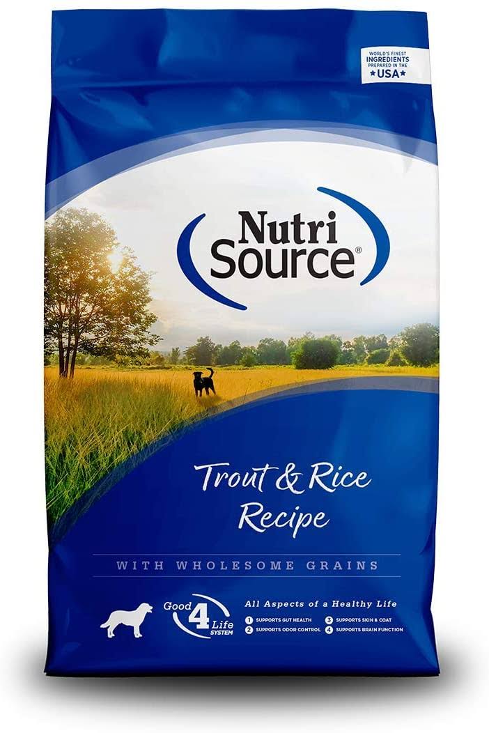 Nutri Source Dry Dog Food - Trout & Brown Rice Recipe