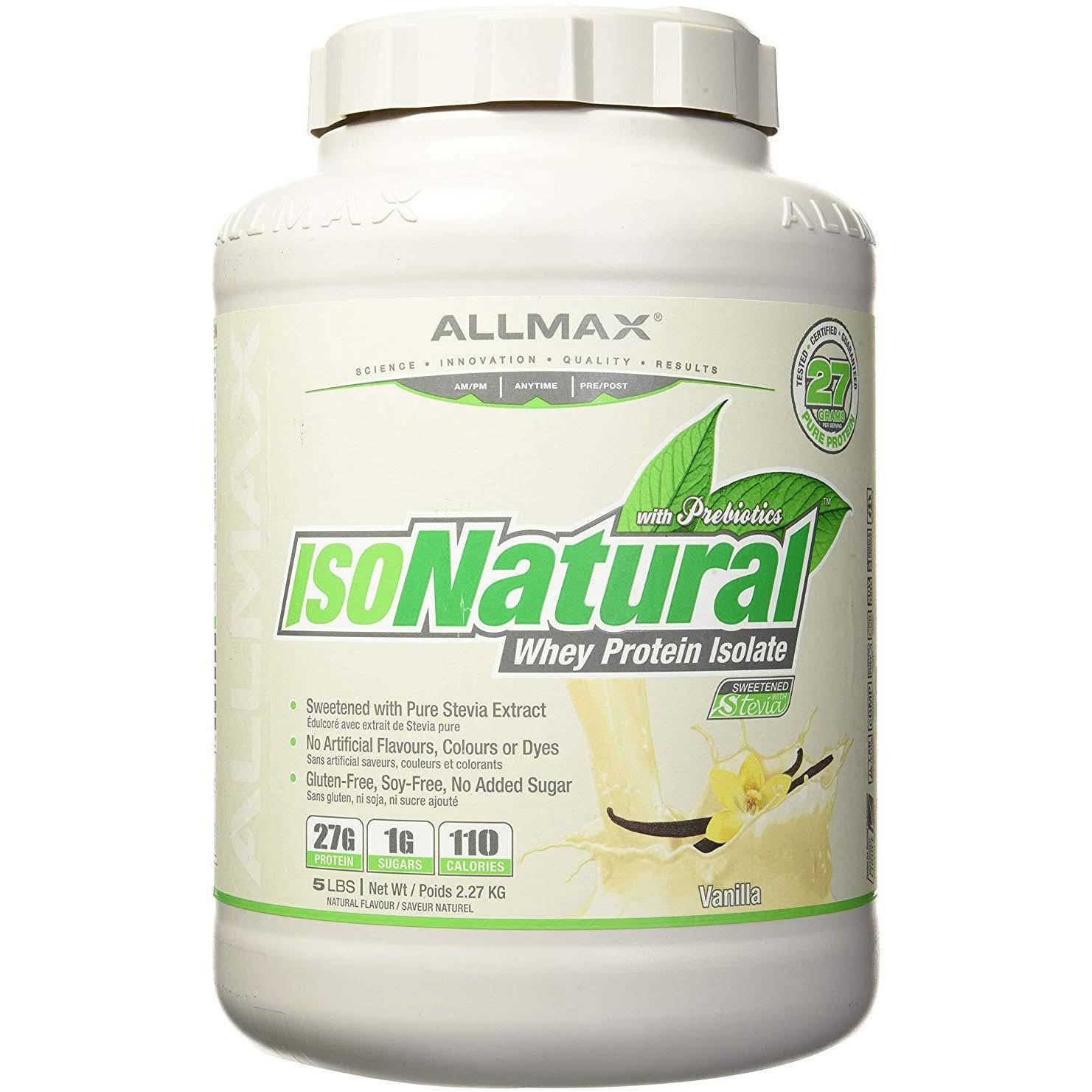 Allmax ISONatural Vanilla 5lbs