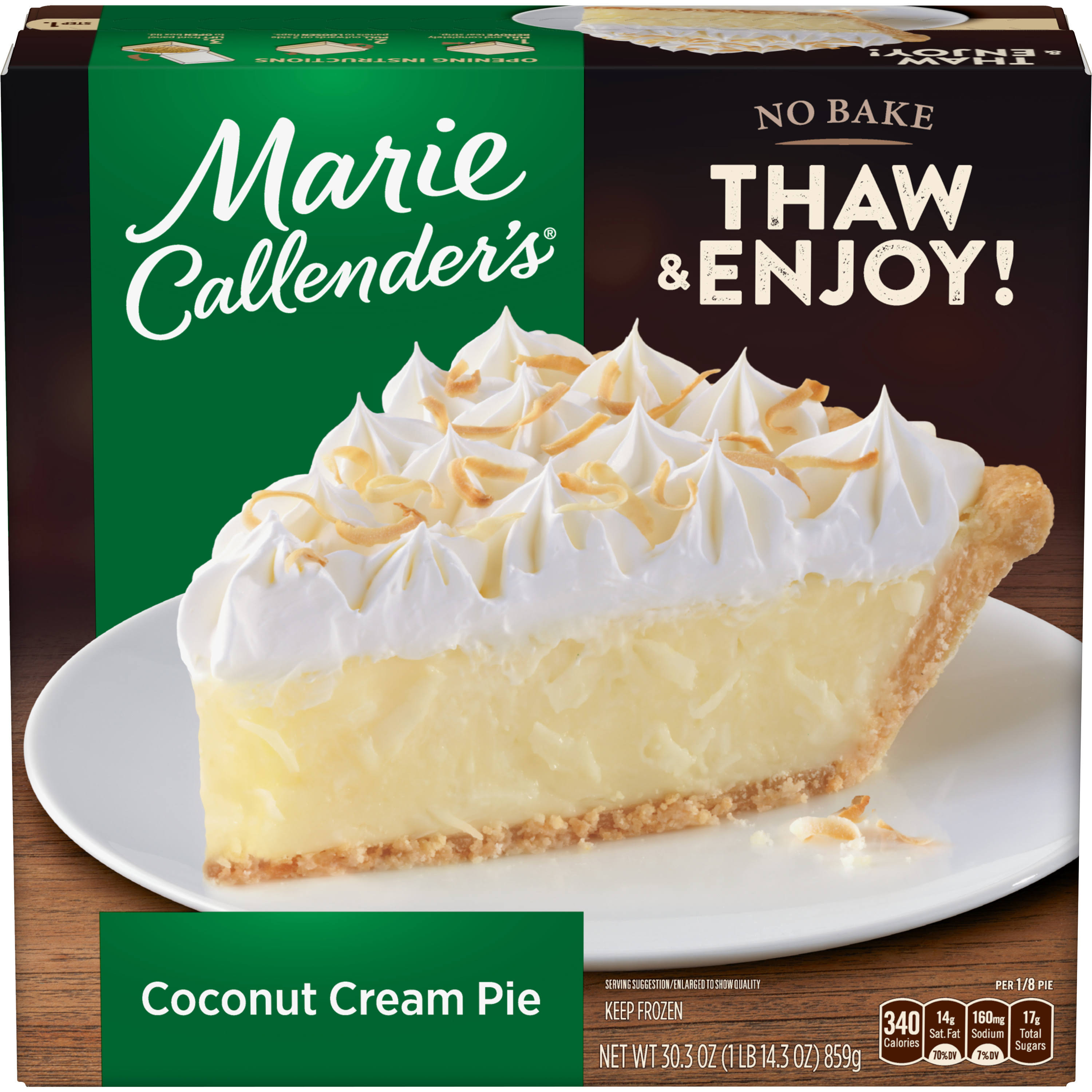 Marie Callender's Coconut Cream Pie - 30.30oz