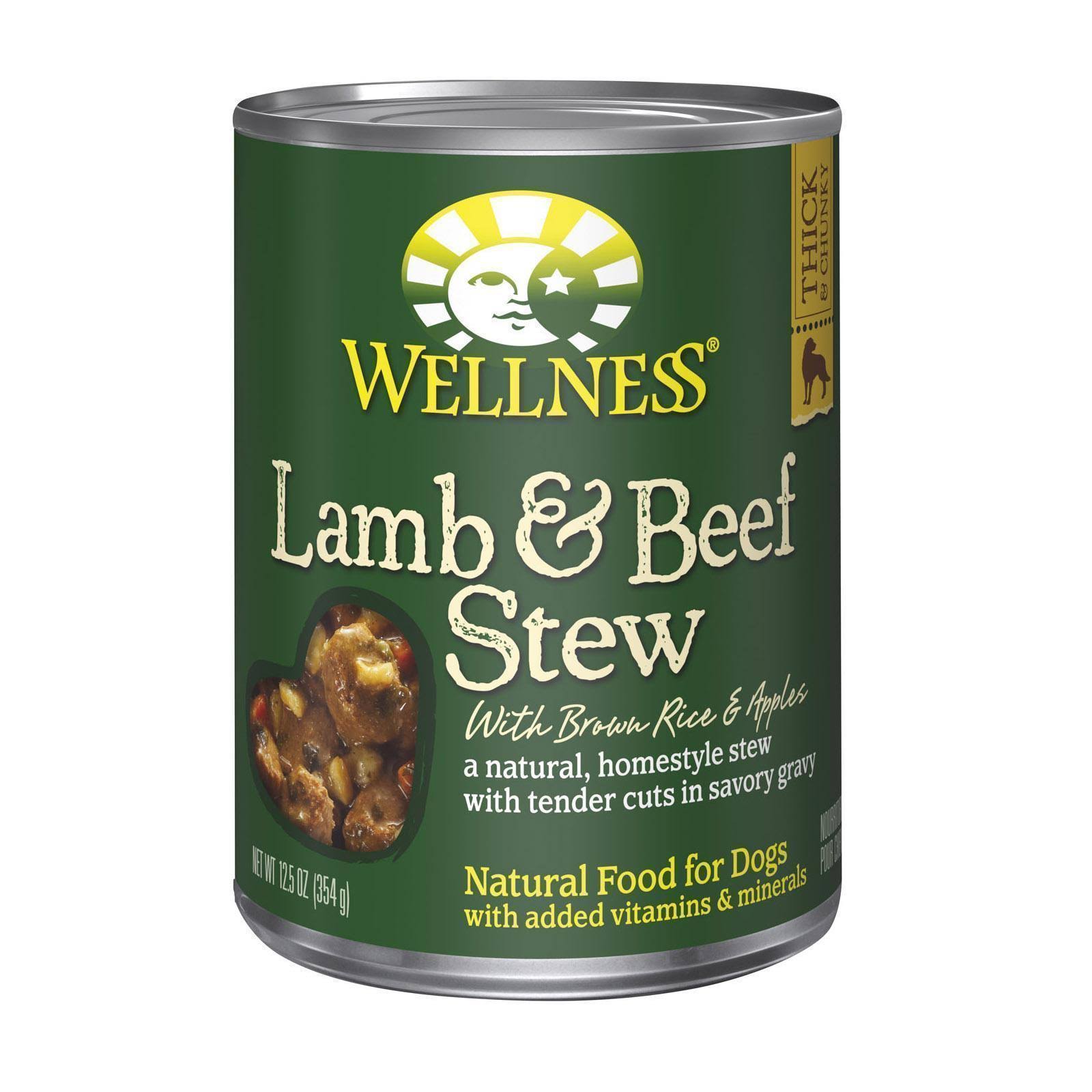 Wellness Canned Dog Food - Lamb & Beef Stew