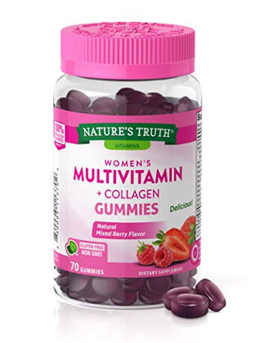 Nature's Truth, Women's Multivitmain + Collagen, Natural Mixed Berry, 70 Gummies