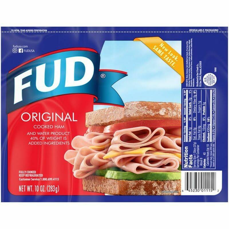 Fud Ham, Original, Cooked - 10 oz