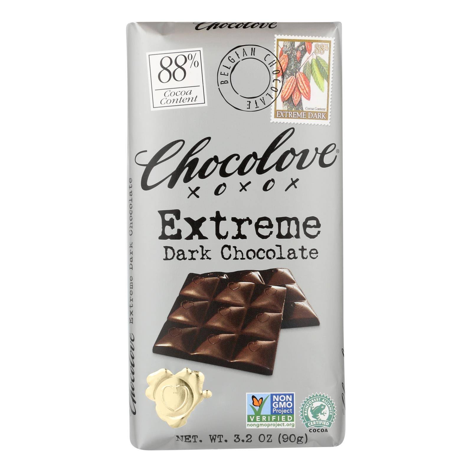 Chocolove: Extreme Dark Chocolate Bar, 3.2 oz