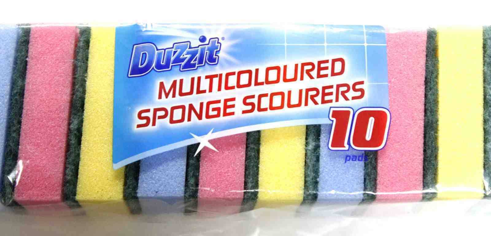 Duzzit Multicoloured Sponge Scourers
