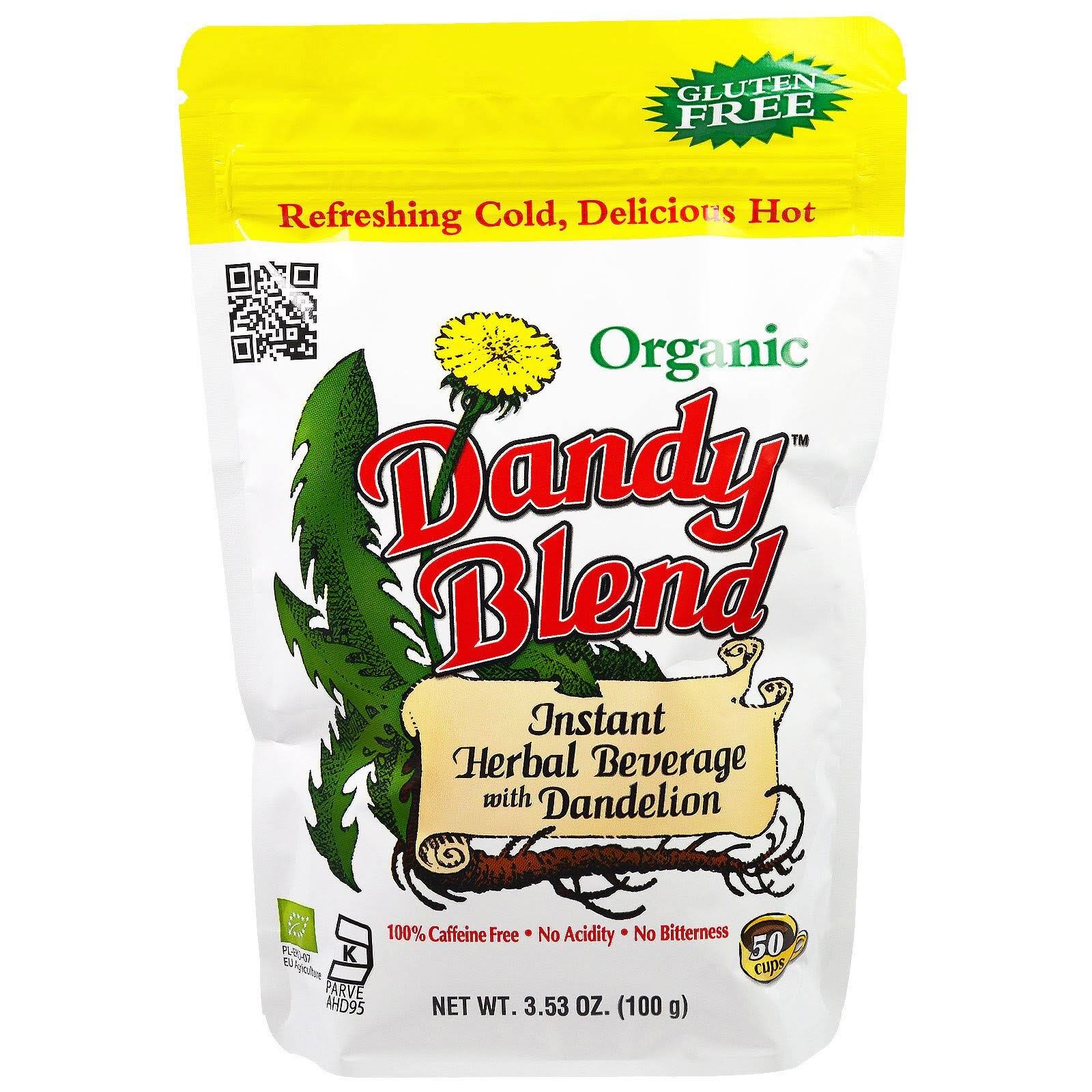 Dandy Blend Instant Herbal Beverage with Dandelion - Organic, 3.53oz