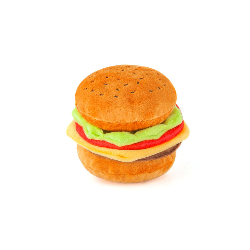 P.L.A.Y. American Classic Barky Burger Multi-Part Dog Toy Extra Small