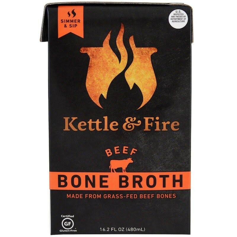 Bone Broth from Grass Fed Cows Slowly Simmered - Beef, 16.2oz