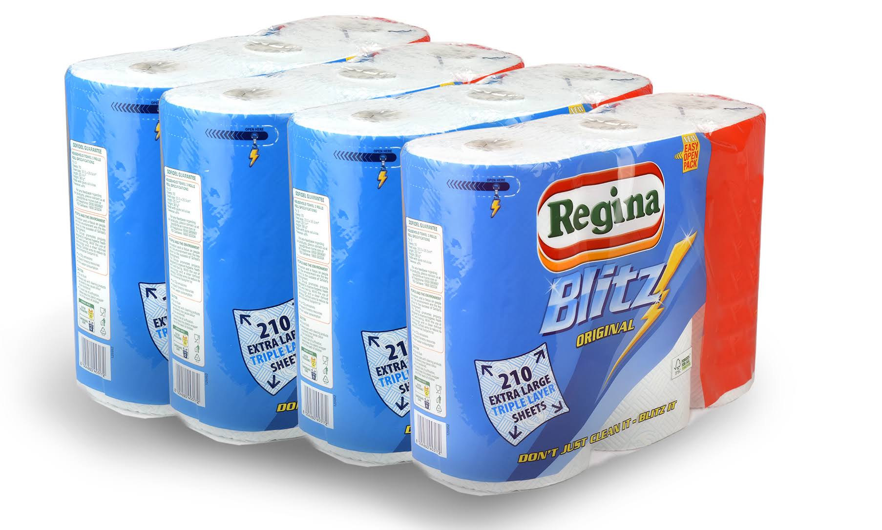 Regina Blitz Original Kitchen Roll - 3 Pack