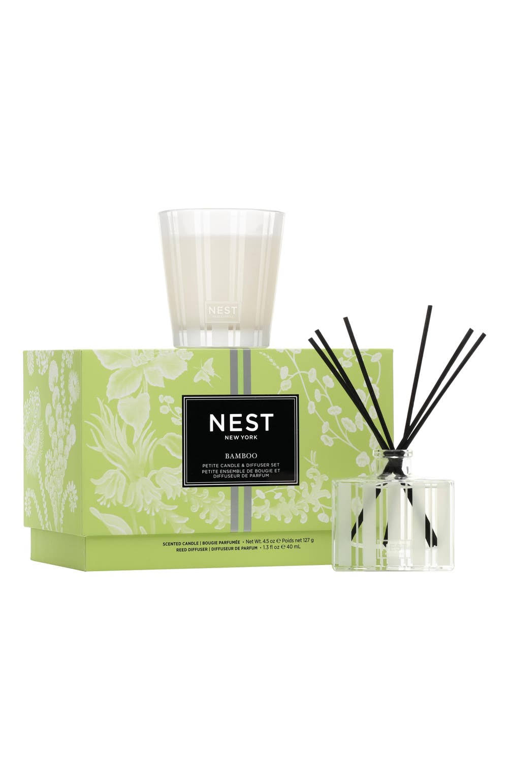 NEST Fragrances Bamboo Petite Candle & Diffuser Set 1.0 Unit