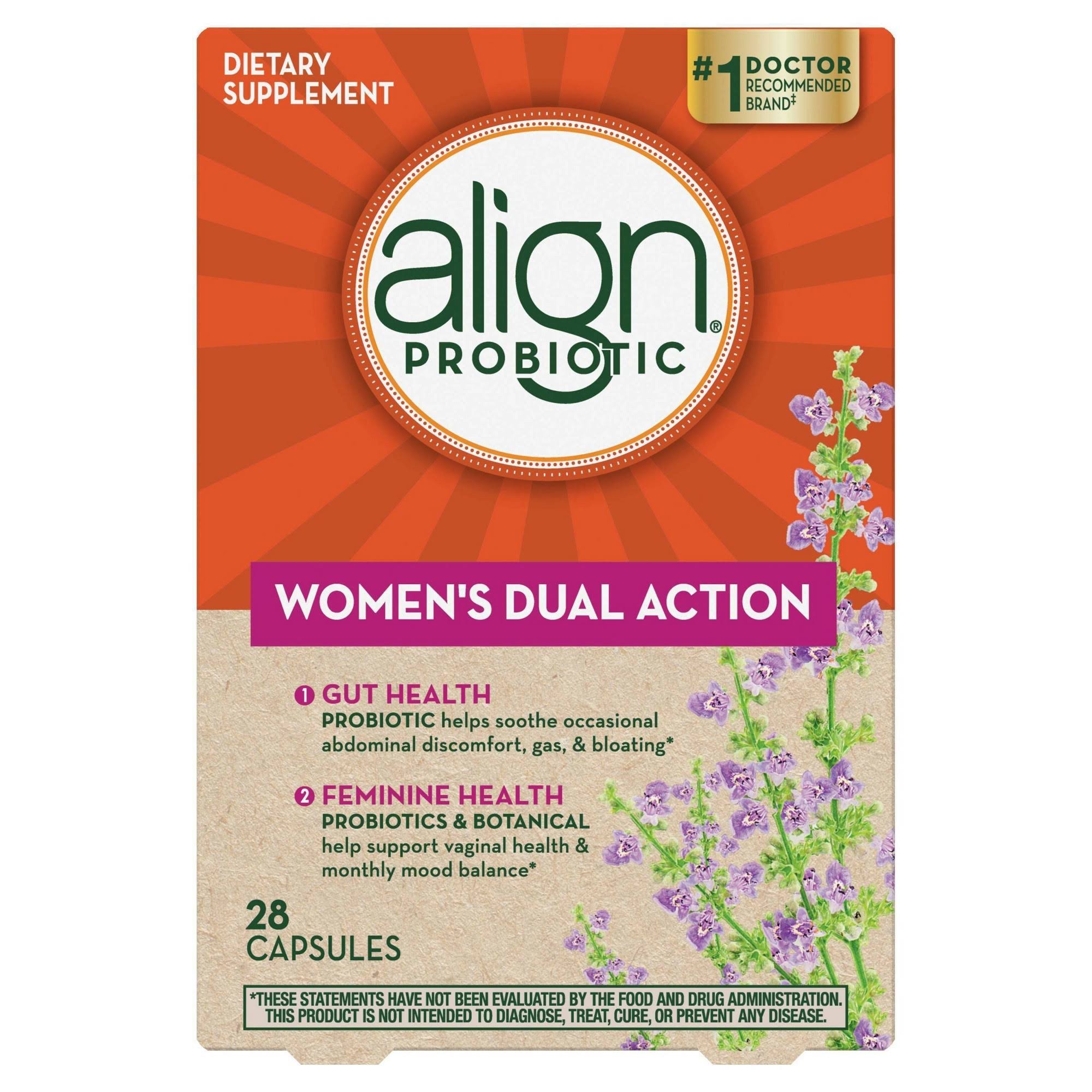 Align Probiotic Women's Dual Action, Capsules - 28 capsules
