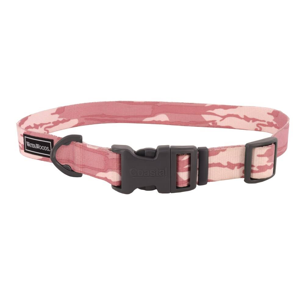 Water & Woods Pet Collar - Pink Camo