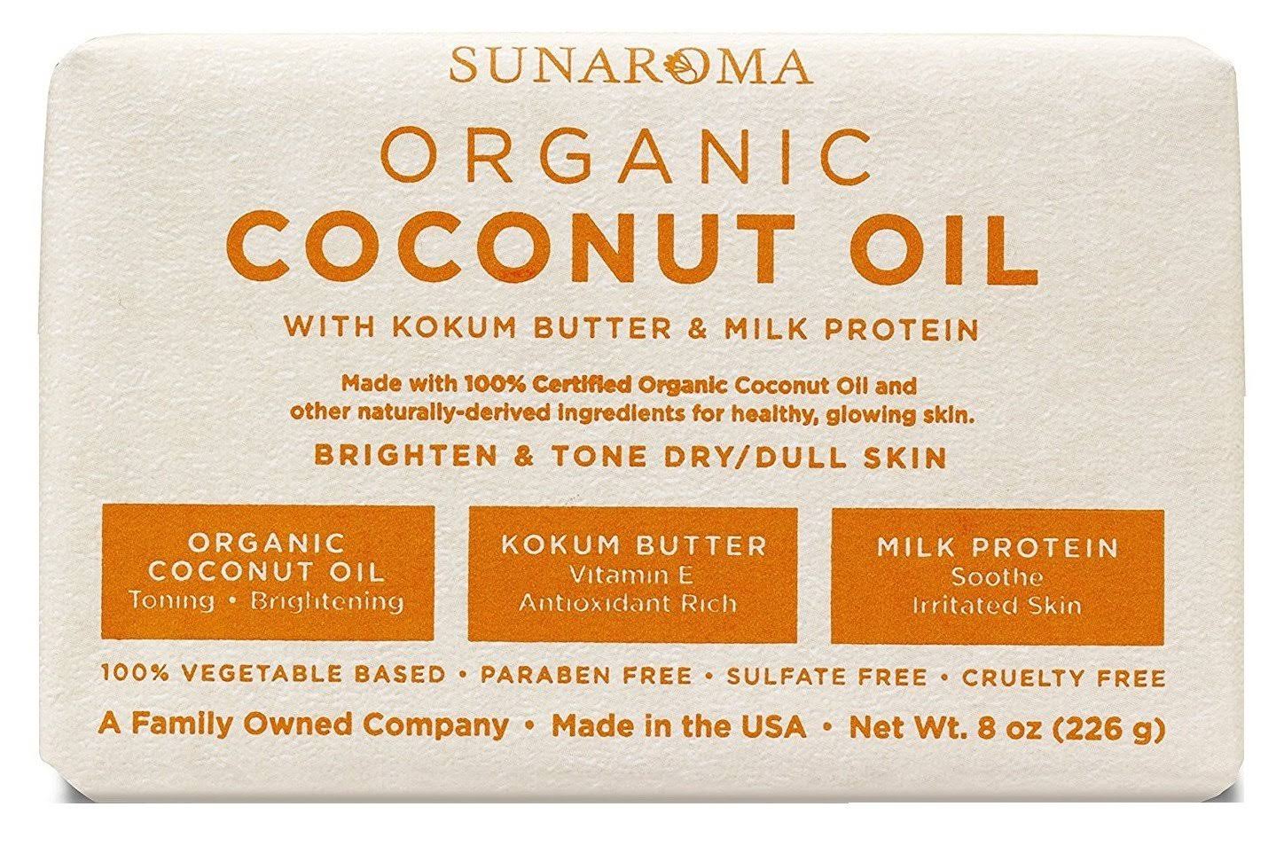 Sunaroma Organic Coconut Oil Soap - 240ml