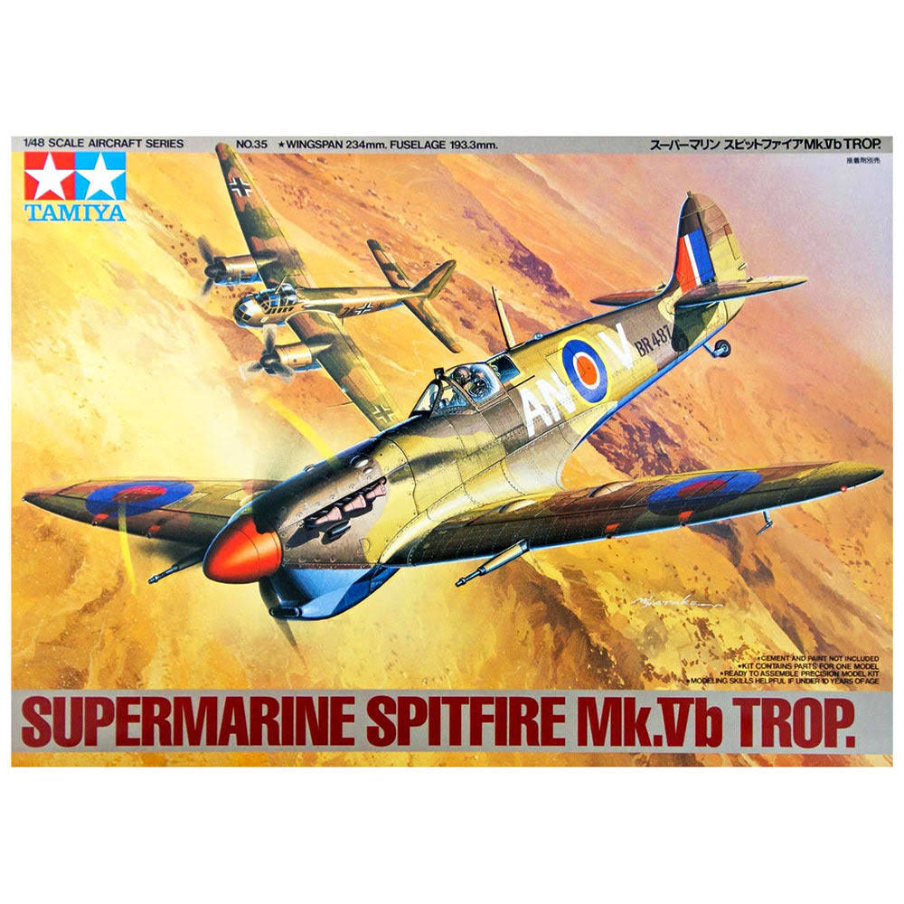 Tamiya 1/72 Supermarine Spitfire Mk.Vb/Mk.Vb Tropical # 60756 
