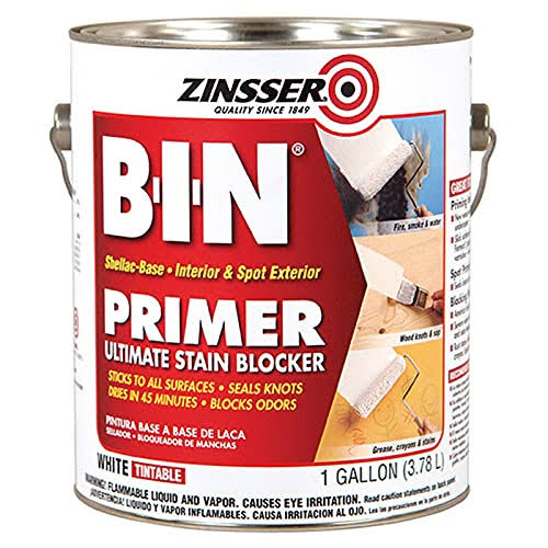 Zinsser B-I-N Shellac-Base Primer - White, 3.78l