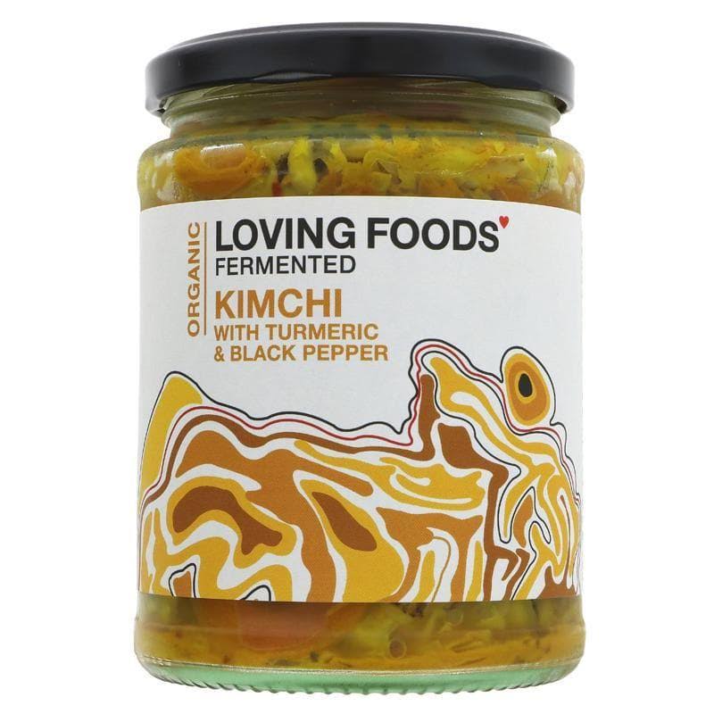 Loving Foods Kimchi Turmeric & Black Pepper, Jar 500g Organic