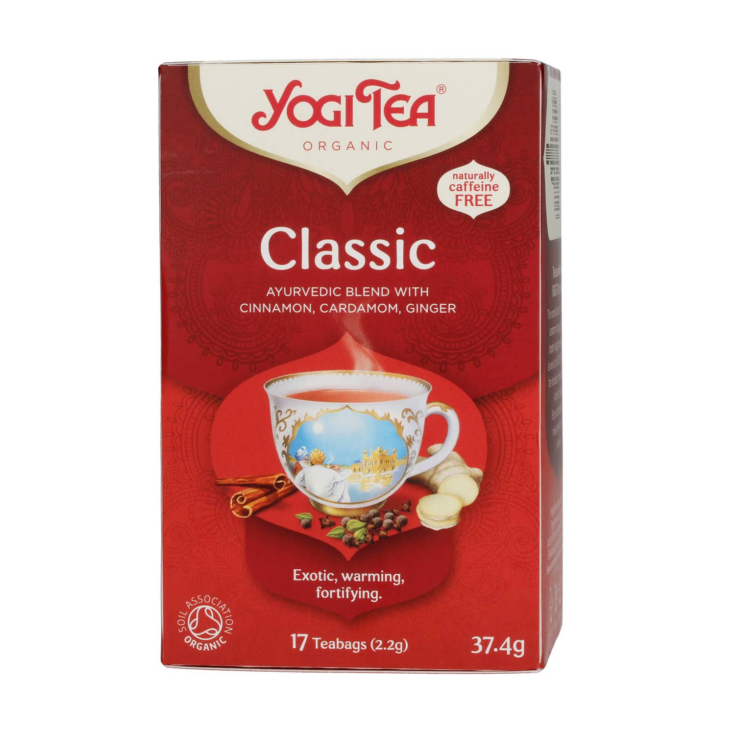 Yogi Tea Organic Classic Tea - 17 Teabags, 37.4g