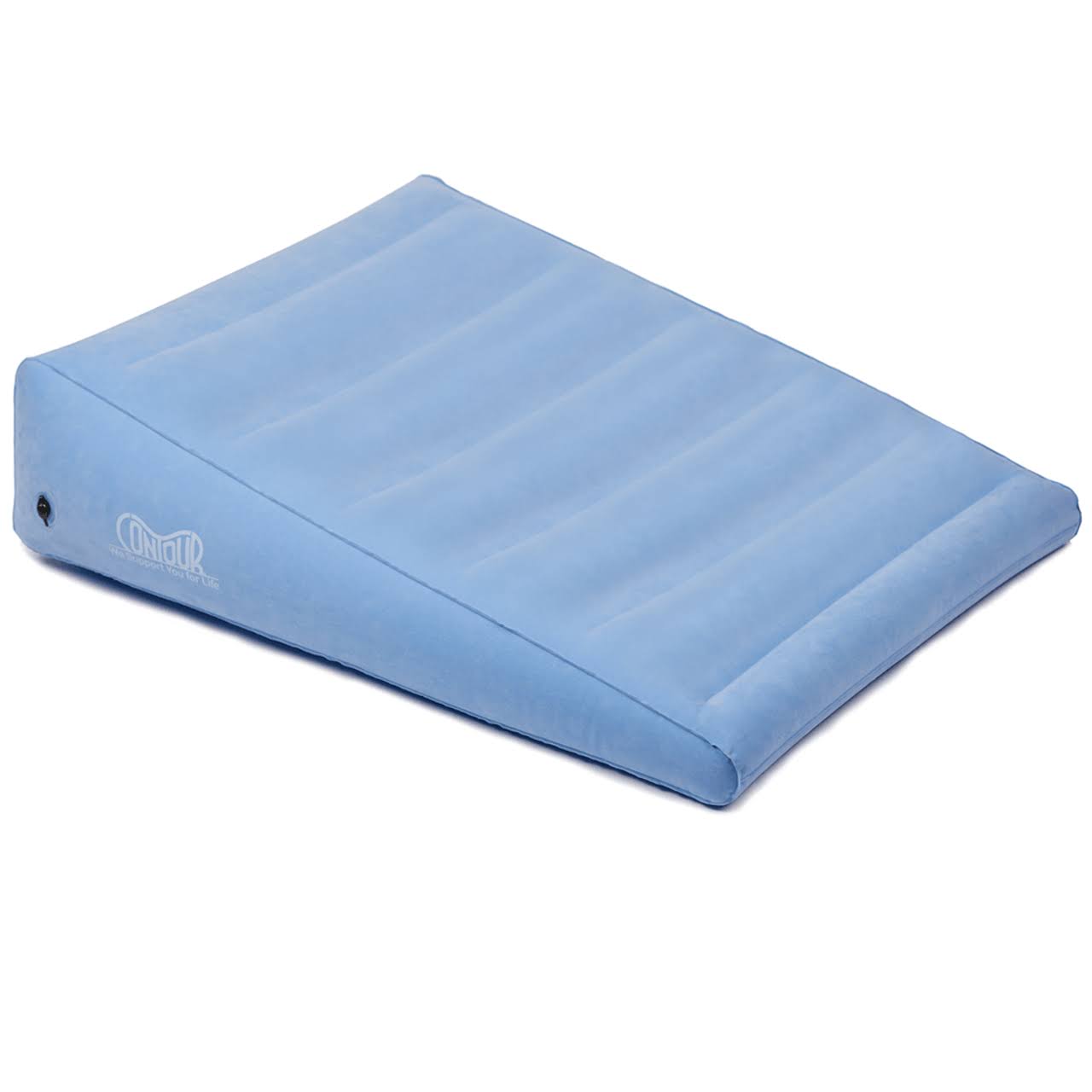 Contour Inflatable Back Support Relief Bed Wedge Cushion - Extended Le