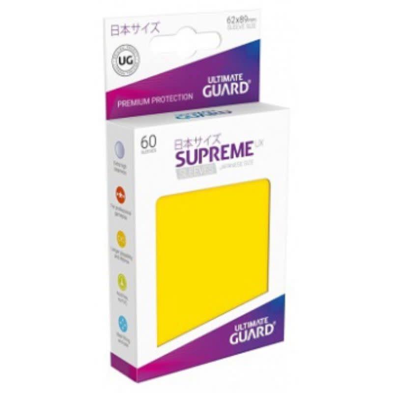 Ultimate Guard Supreme UX Sleeves - Yellow, 60ct