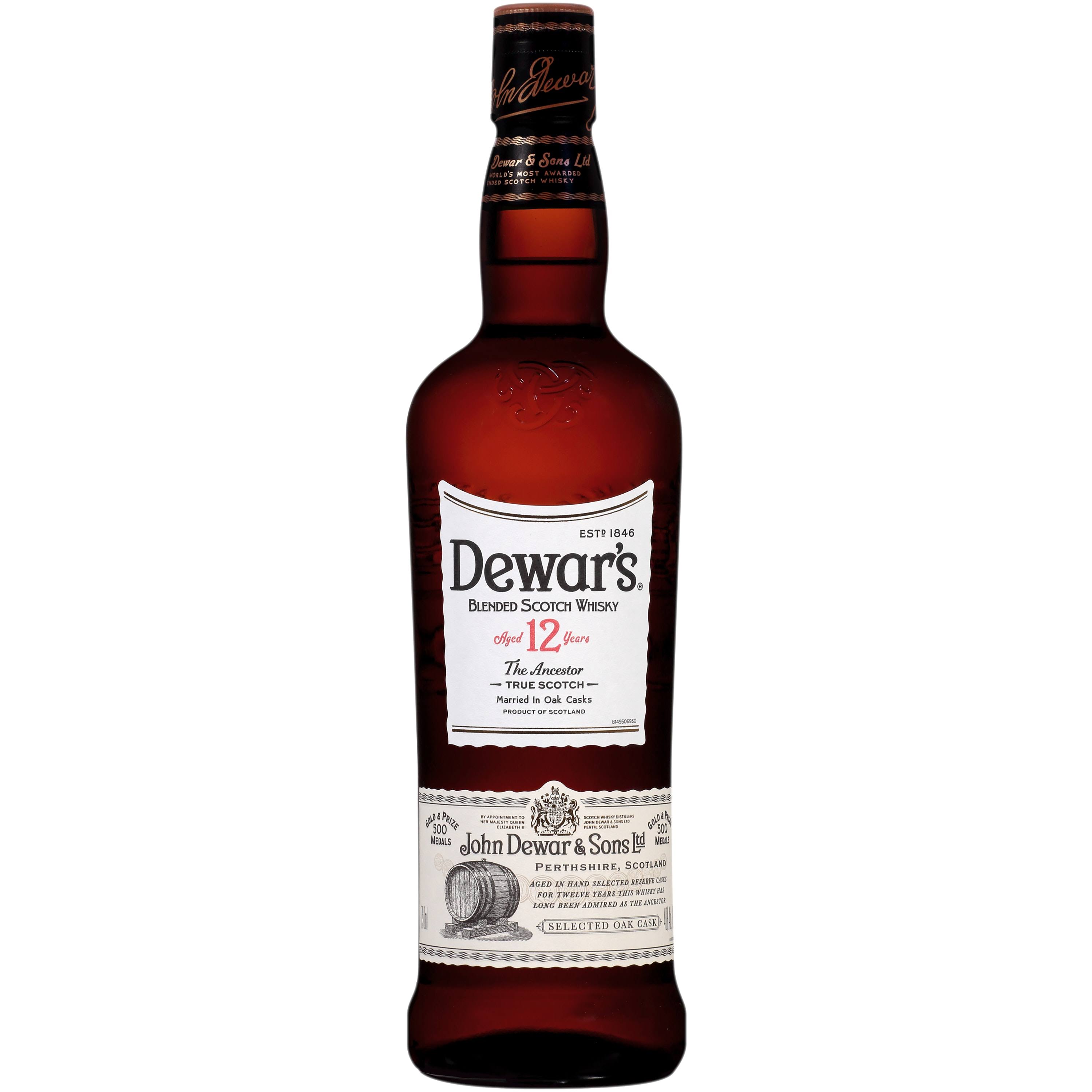 Dewars Scotch Whisky, Blended, The Ancestor - 750 ml