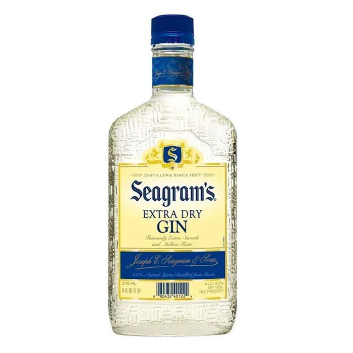 Seagram's Gin, Extra Dry - 375 ml