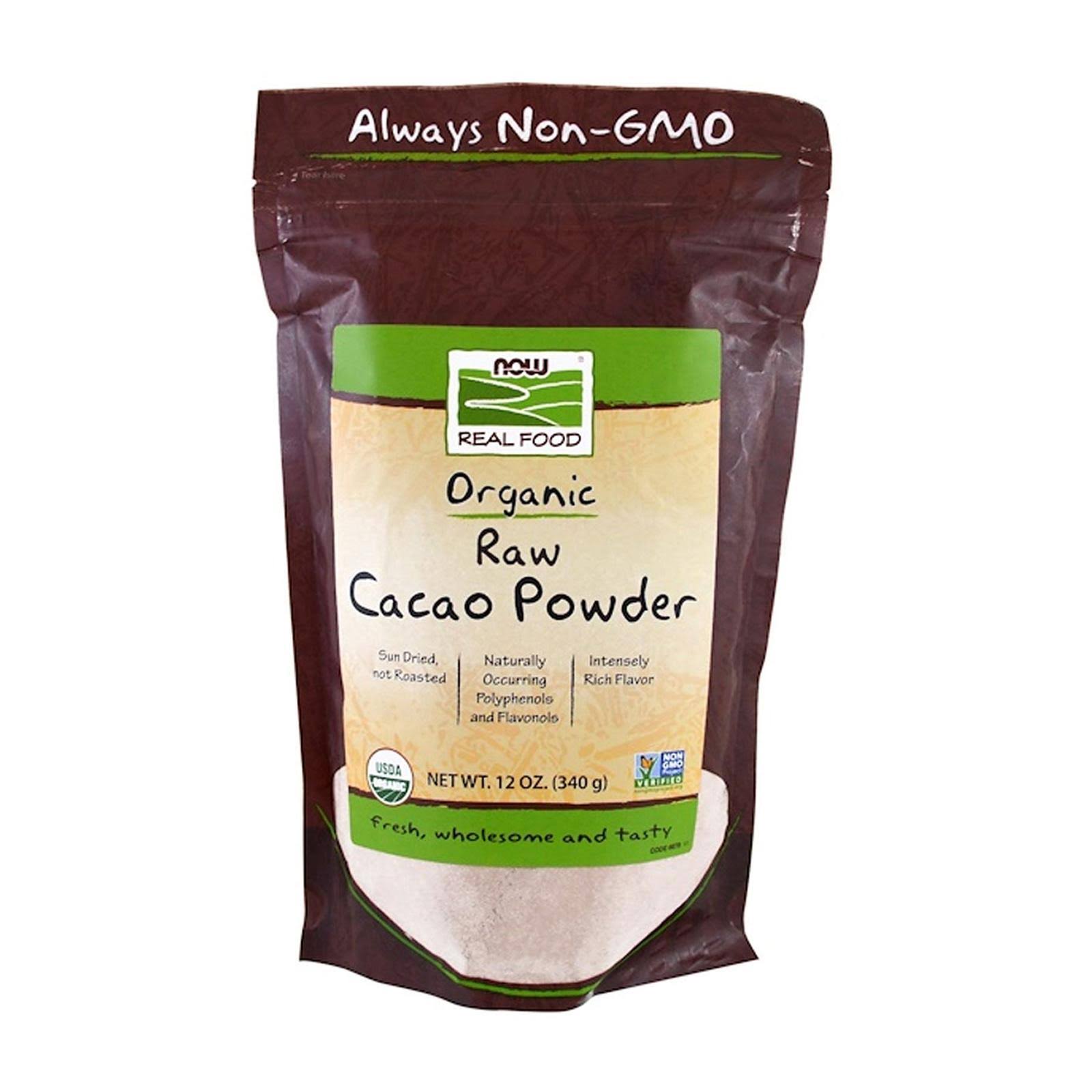 Now Foods Cacao Powder Raw & Organic 12 oz