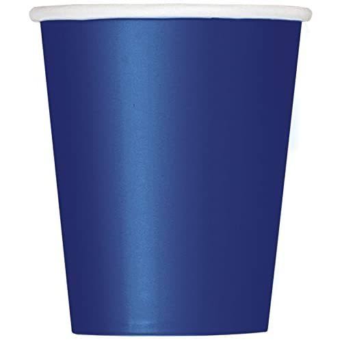 Unique Party True Paper Cups - Navy Blue, 9oz, 14ct