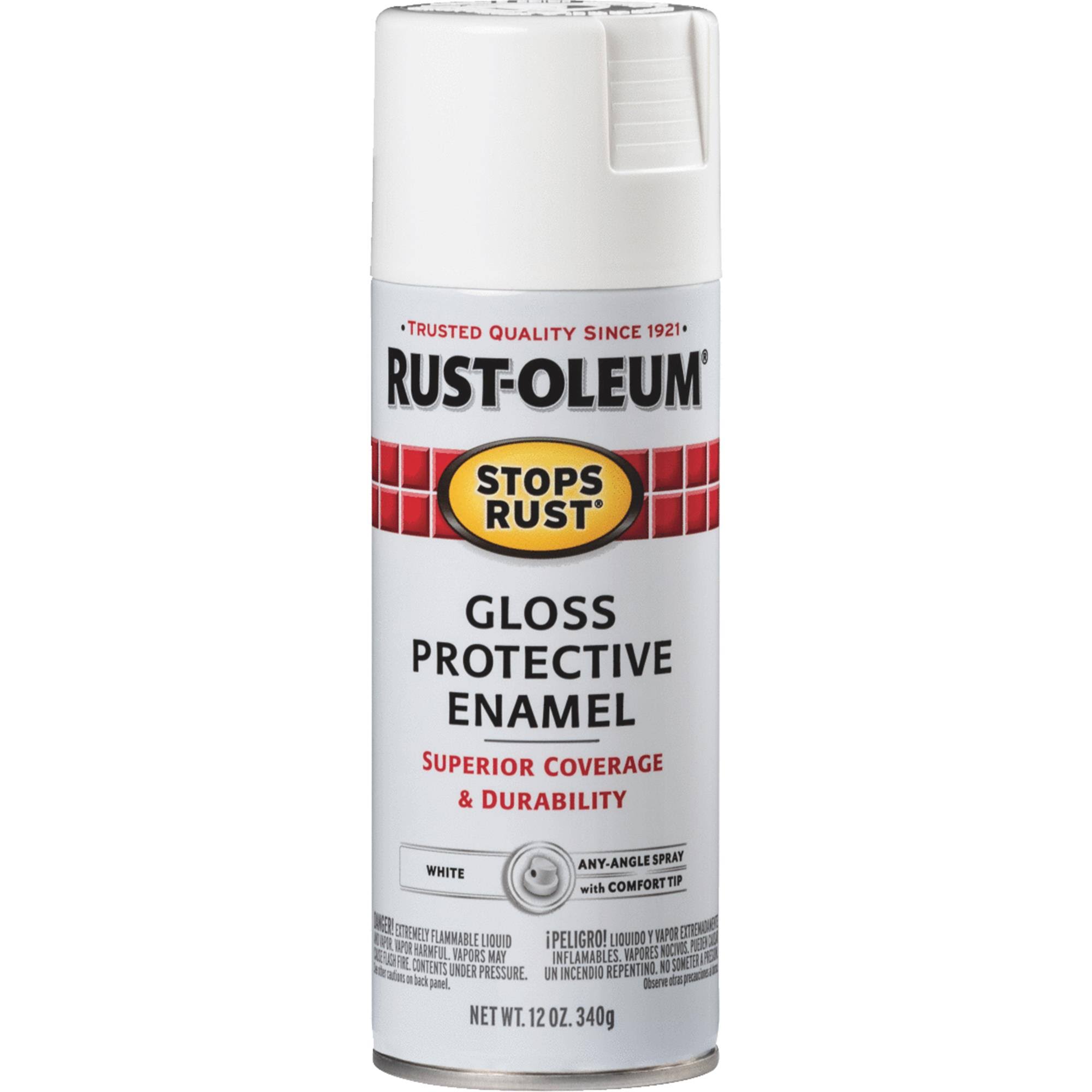 Rust-Oleum Stops Rust Protective Enamel Spray - Gloss White, 12oz