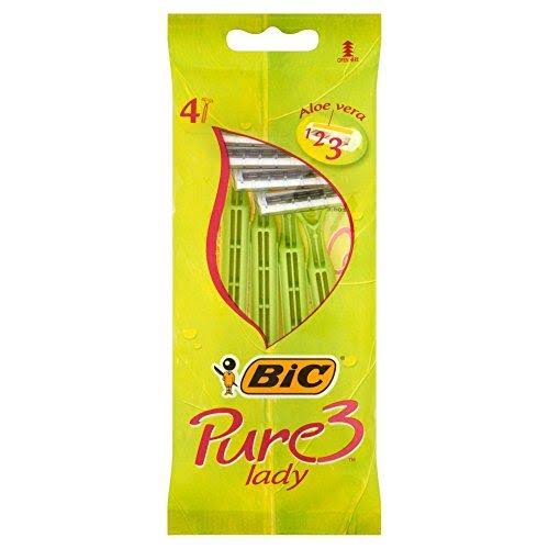 BIC Lady Pure Aloe Vera Razors - 4 Pack