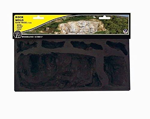 Woodland Scenics Base Rock Mold - Black, 10.5" X 5"