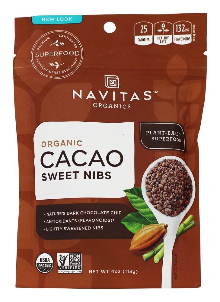 Navitas Naturals Organic Sweetened Raw Cacao Nibs
