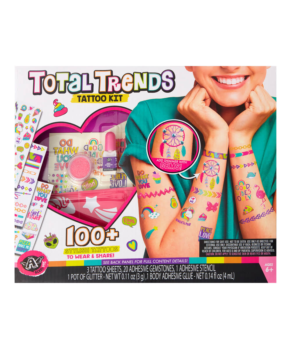Anker Play Total Trends Temporary Tattoo Kit § 100+ Tattoos