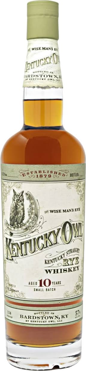 Kentucky Owl 10 Year Straight Rye Whiskey Batch #3 (750ml)