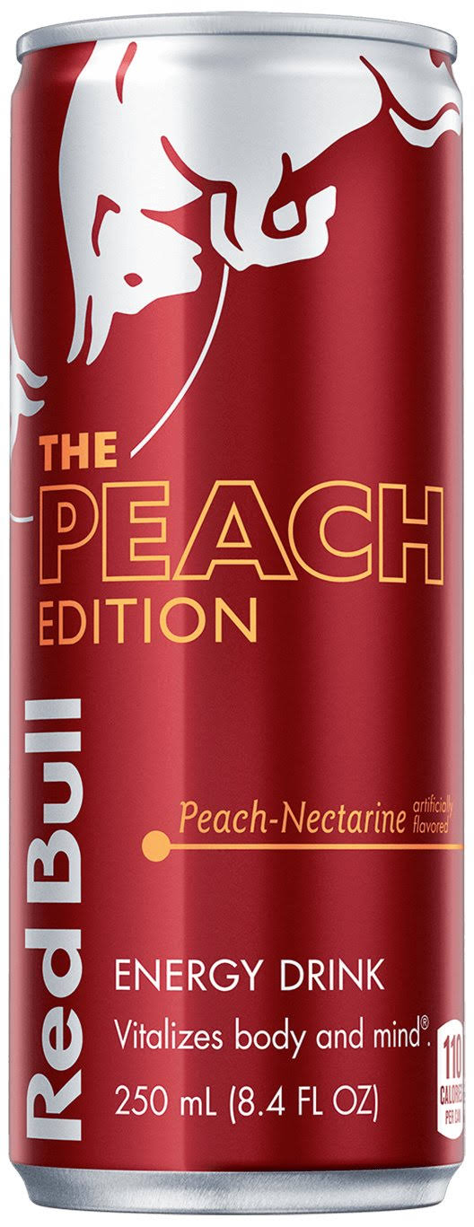Red Bull Energy Drink, The Peach Edition - 250 ml