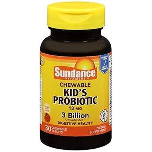 Sundance Chewable Kid's Probiotic 13mg 3 Billion, 30 Count (1)