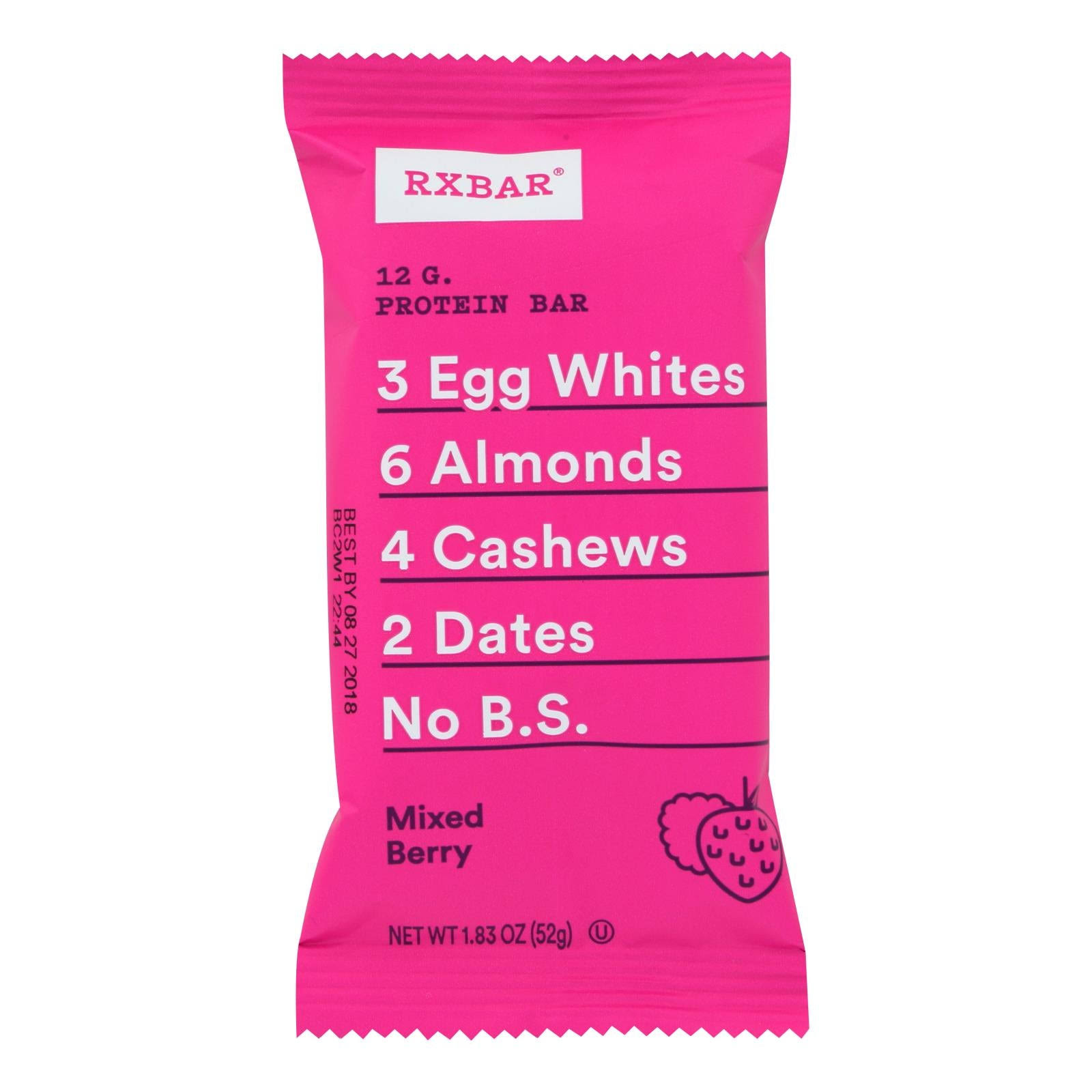 RXBAR Protein Bar Mixed Berry 1.83 oz.