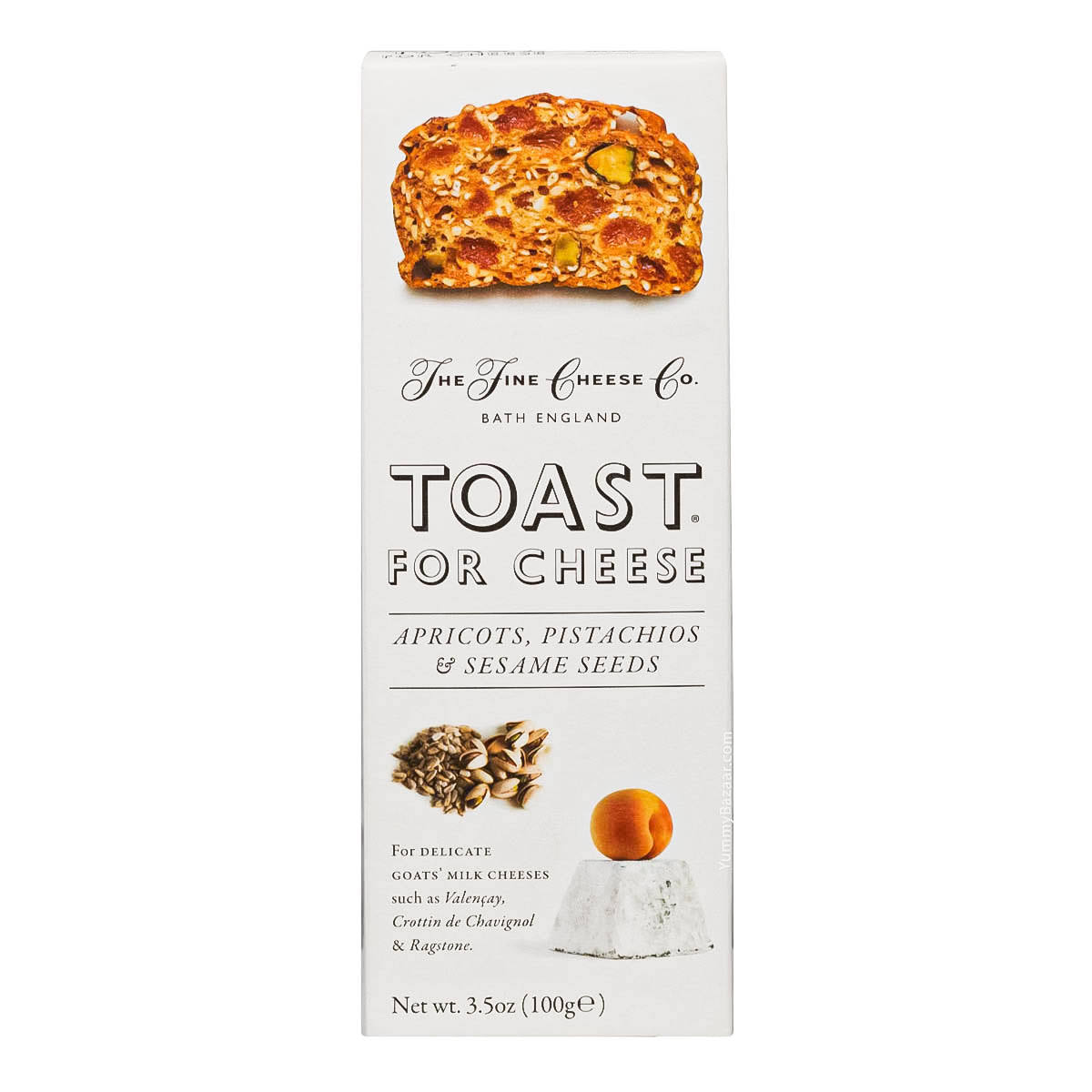 The Fine Cheese Co. Toast for Cheese Apricots, Pistachios & Sunflower Seeds