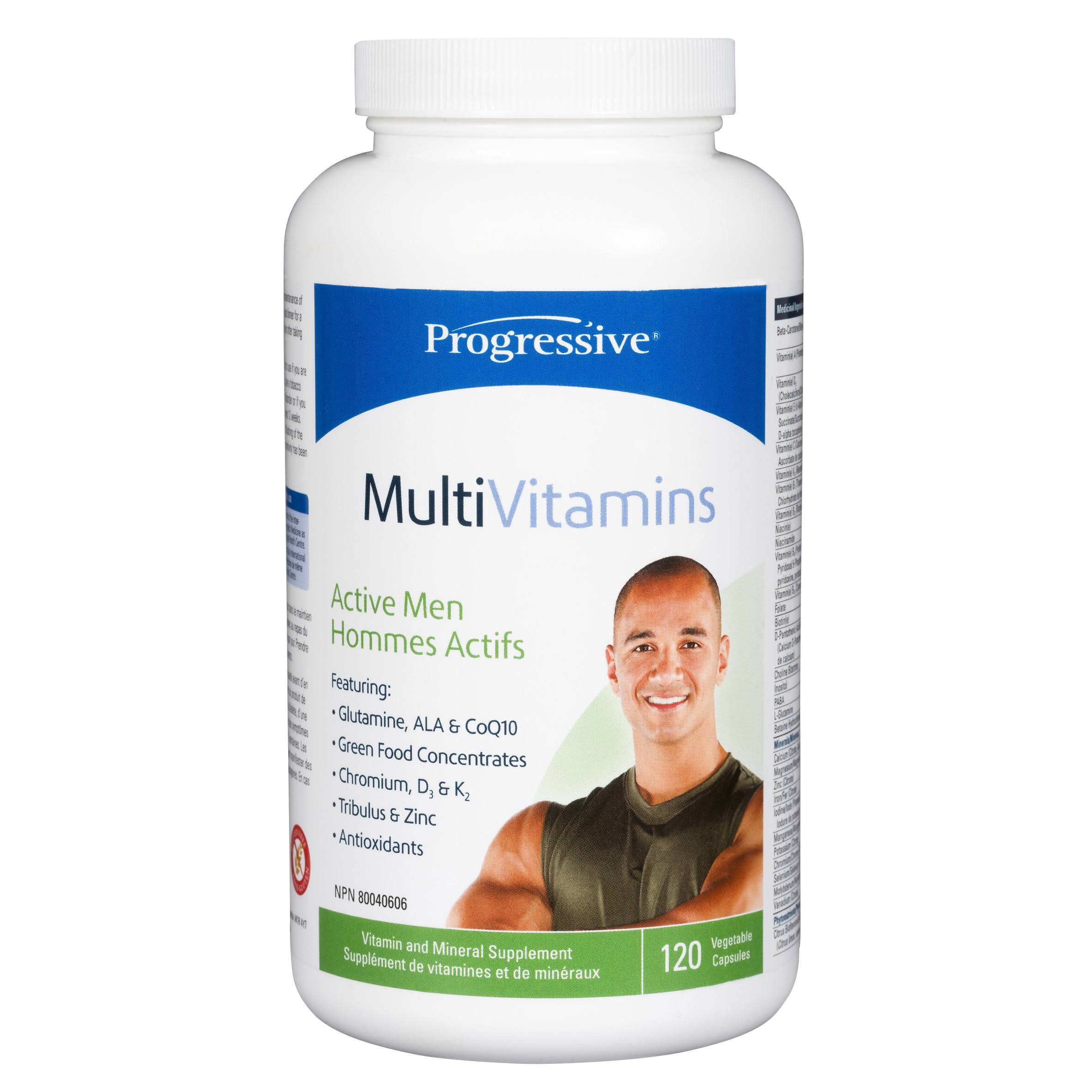 Progressive Nutritional Therapies® MultiVitamins Active Men Vitamin and Mineral Supplement - 120ct