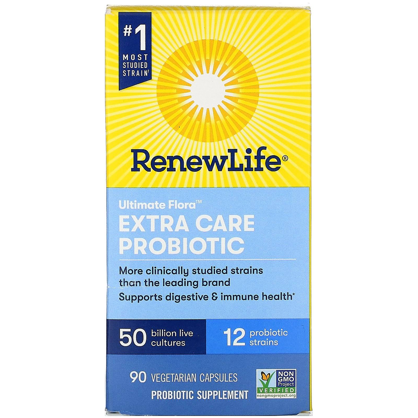 Renew Life Ultimate Flora Extra Care Probiotic 50 Billion CFU - 90