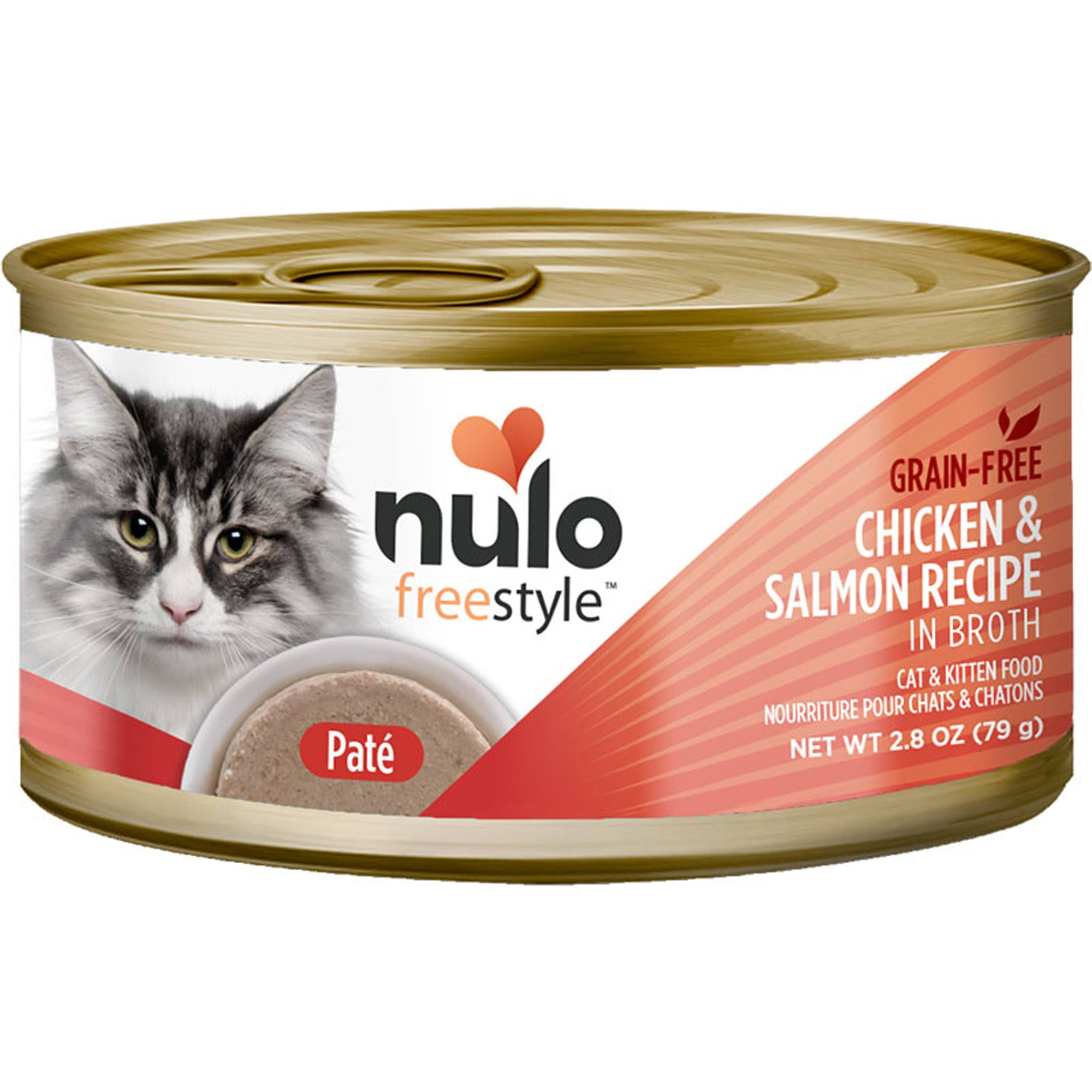 Nulo Freestyle Cat Pate Grain Free Chicken Salmon 2.8oz
