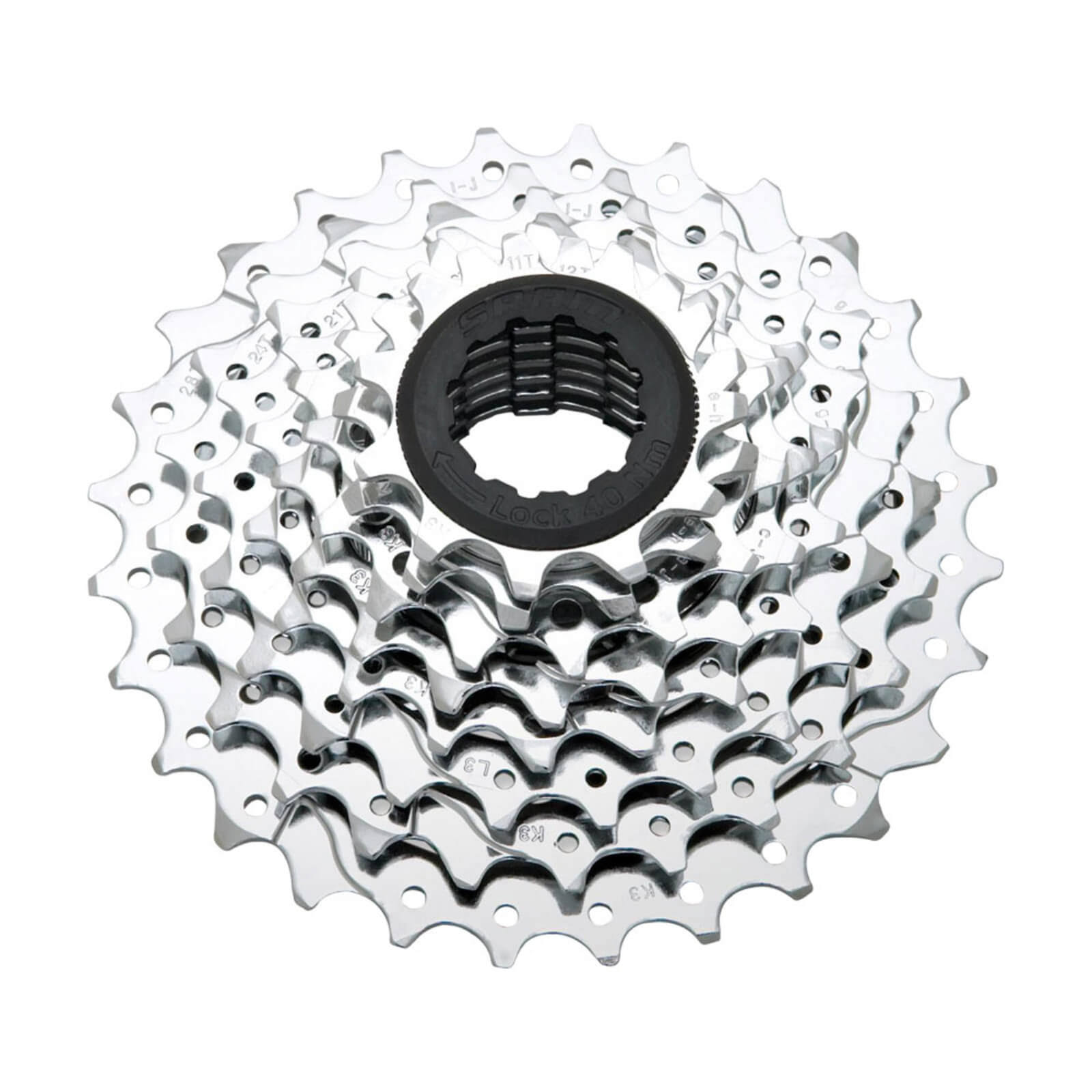 SRAM Bicycle 8 Speed Cassette - Silver