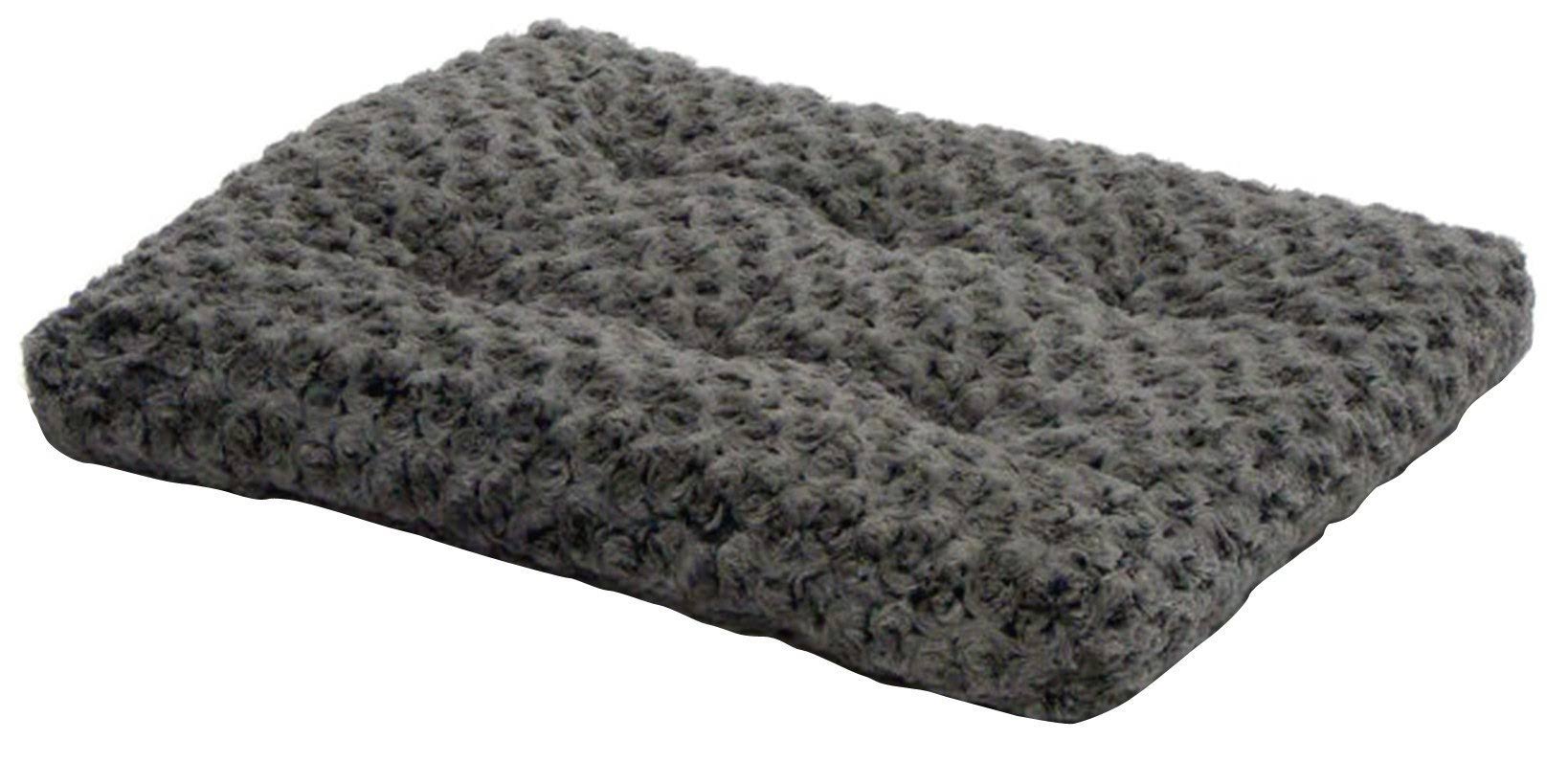 MidWest Quiet Time Pet Bed Deluxe - Gray Ombre Swirl