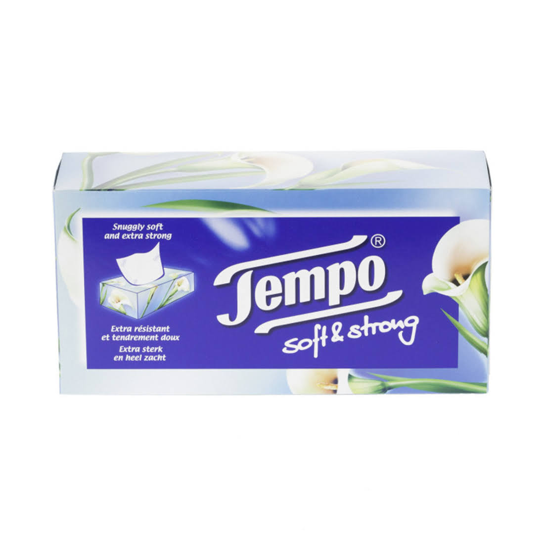 Tempo Soft and Strong Tissues - 80 Handkerchiefs