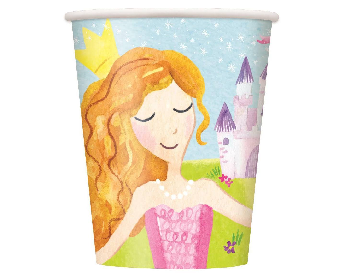 Unique Party 58376 - Magical Princess Party Paper Cups, Pack of 8