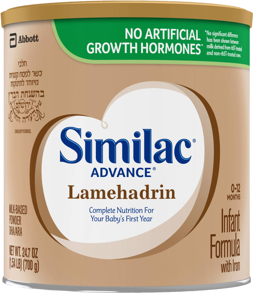 Similac Advance Lamehadrin Infant Formula Kosher Mehadrin - 24.7 oz 1 Can