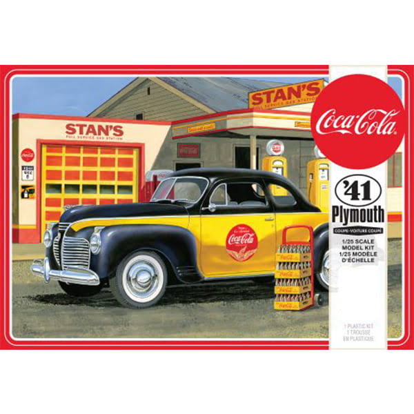AMT 1/25 Scale 1941 Plymouth Coupe Coca Cola 1197