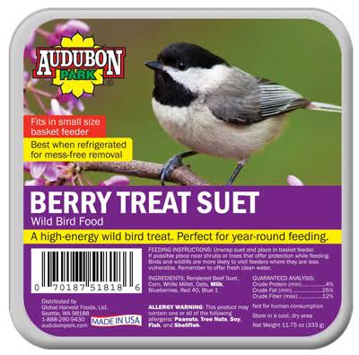 Audubon Park 1844 Berry Treat Suet Bird Seeds - 11.75oz